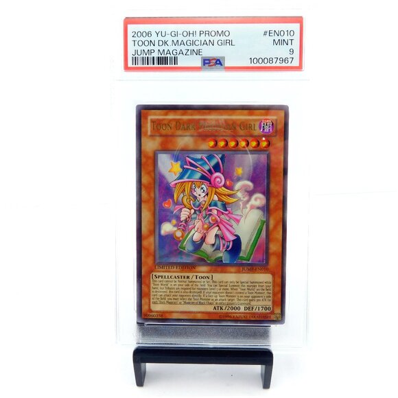 Toon Dark Magician Girl 2006 YU-GI-OH! Promo Jump Magazine EN010 PSA 9 - Picture 1 of 2